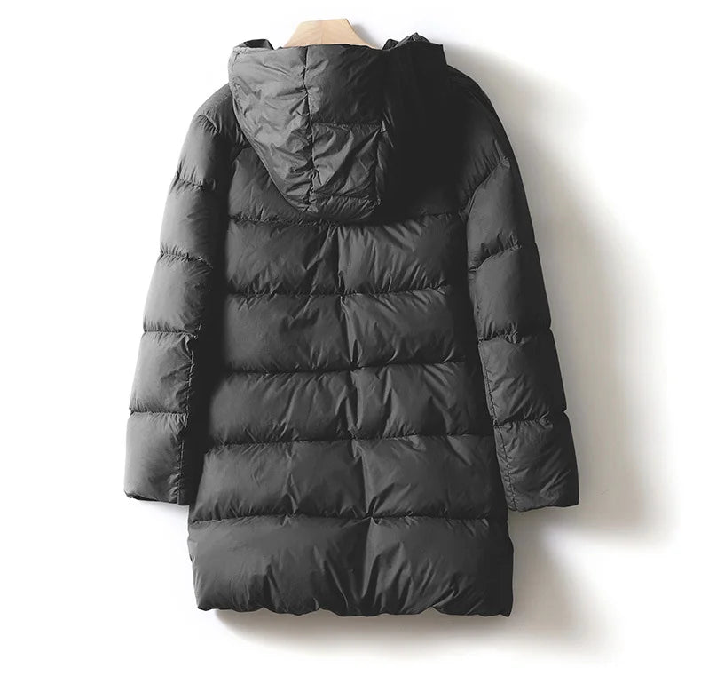 Puffer jas dames | Halflang gewatteerd model met capuchon