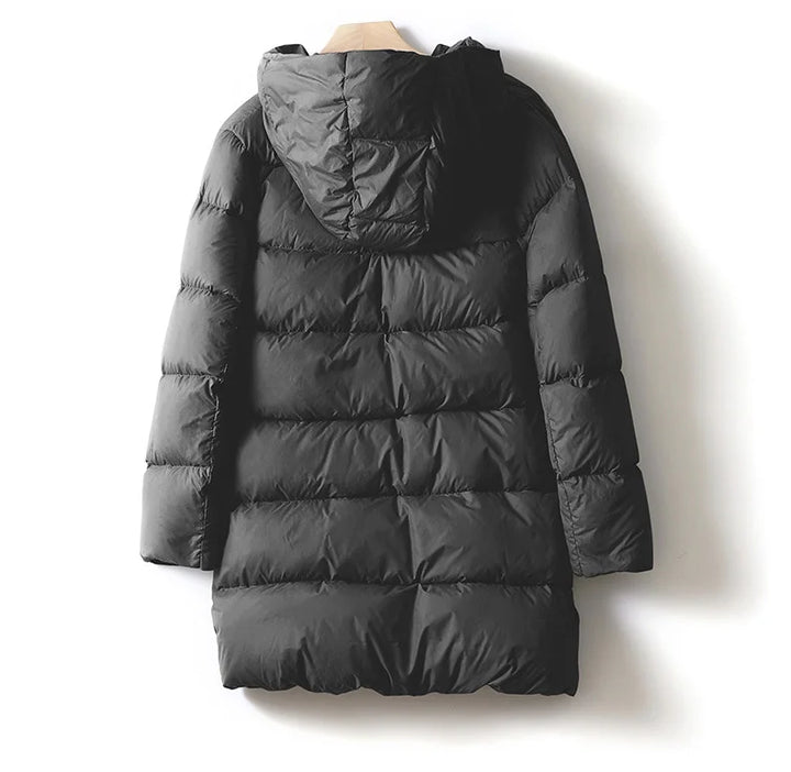Puffer jas dames | Halflang gewatteerd model met capuchon