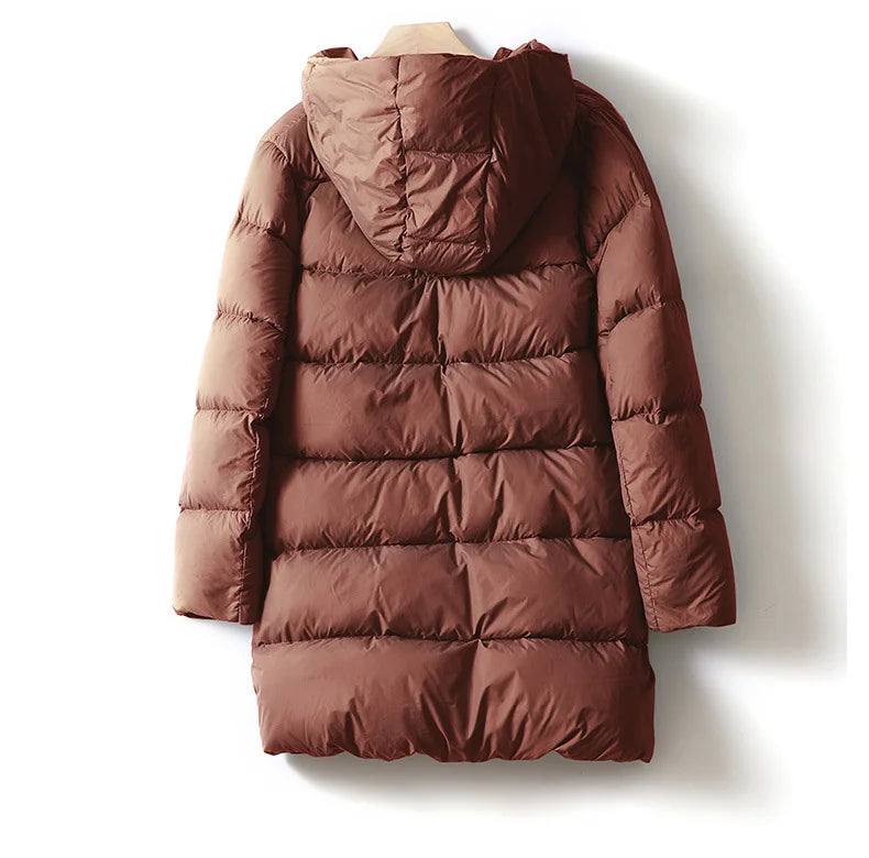 Puffer jas dames | Halflang gewatteerd model met capuchon