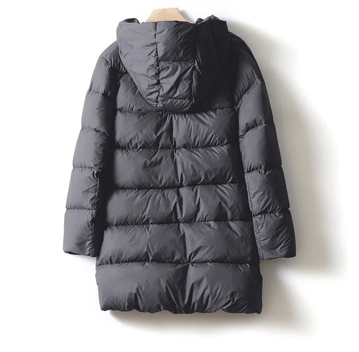 Puffer jas dames | Halflang gewatteerd model met capuchon