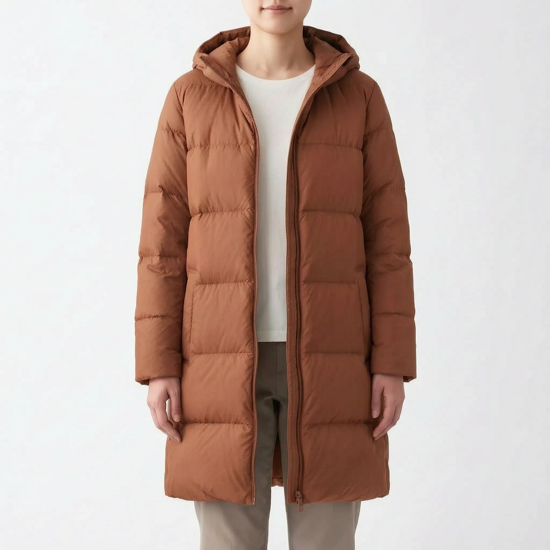 Puffer jas dames | Halflang gewatteerd model met capuchon
