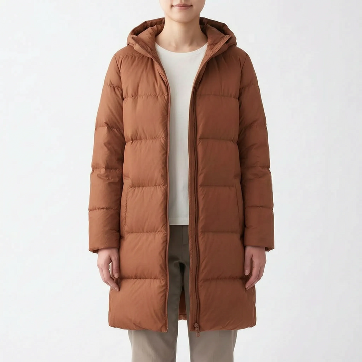 Puffer jas dames | Halflang gewatteerd model met capuchon
