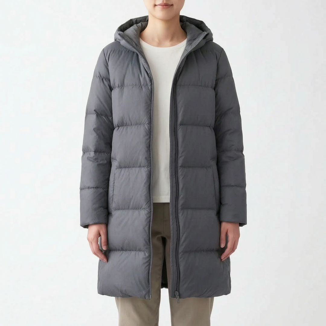 Puffer jas dames | Halflang gewatteerd model met capuchon