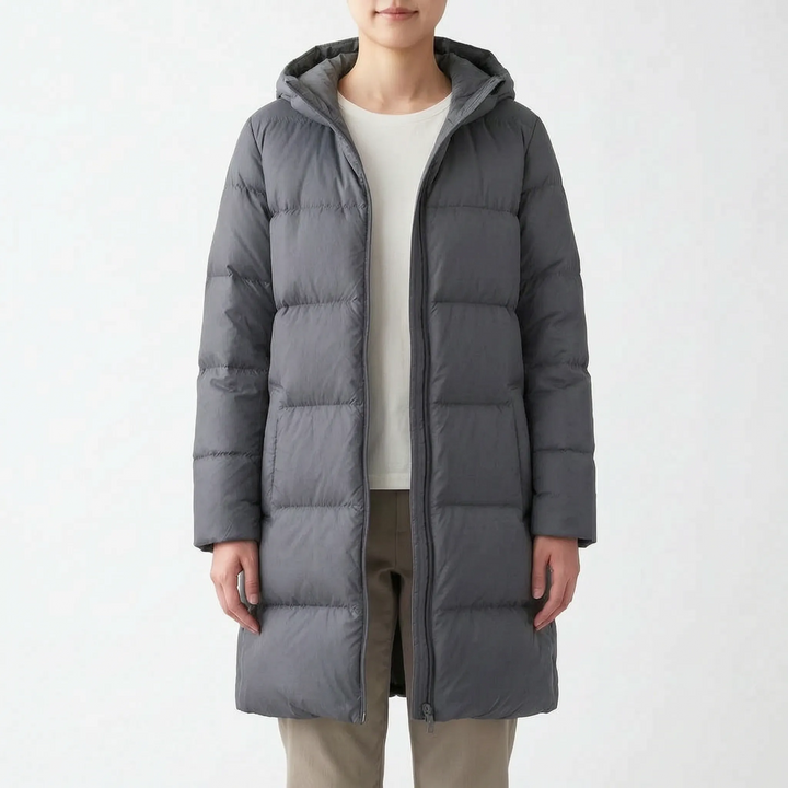 Puffer jas dames | Halflang gewatteerd model met capuchon