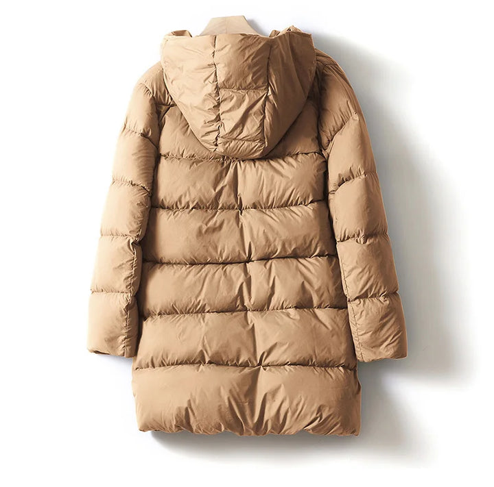 Puffer jas dames | Halflang gewatteerd model met capuchon