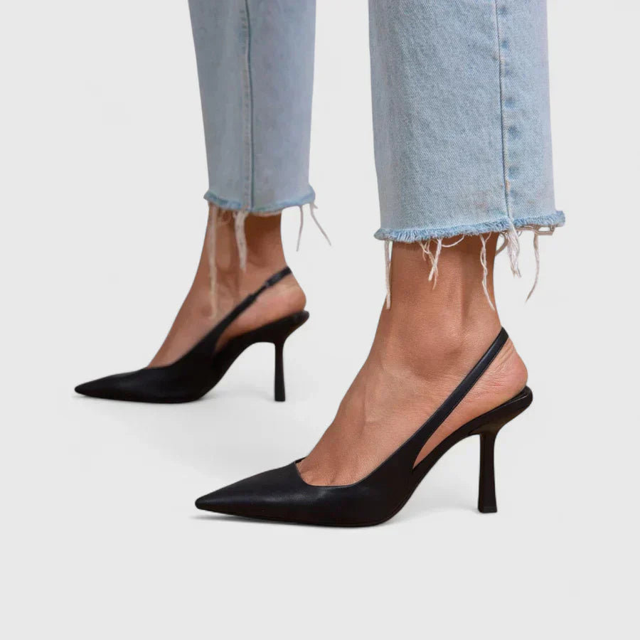 Pumps dames | Slingback pumps met spitse neus