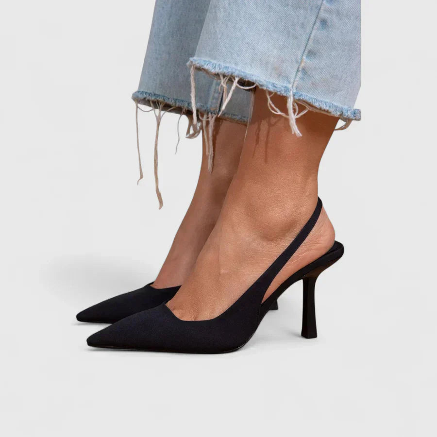 Pumps dames | Slingback pumps met spitse neus