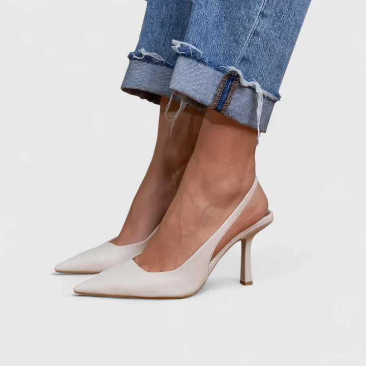 Pumps dames | Slingback pumps met spitse neus