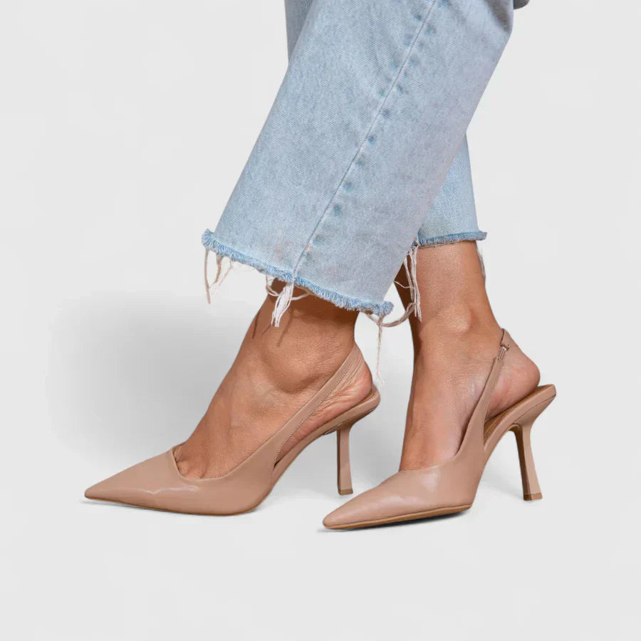 Pumps dames | Slingback pumps met spitse neus