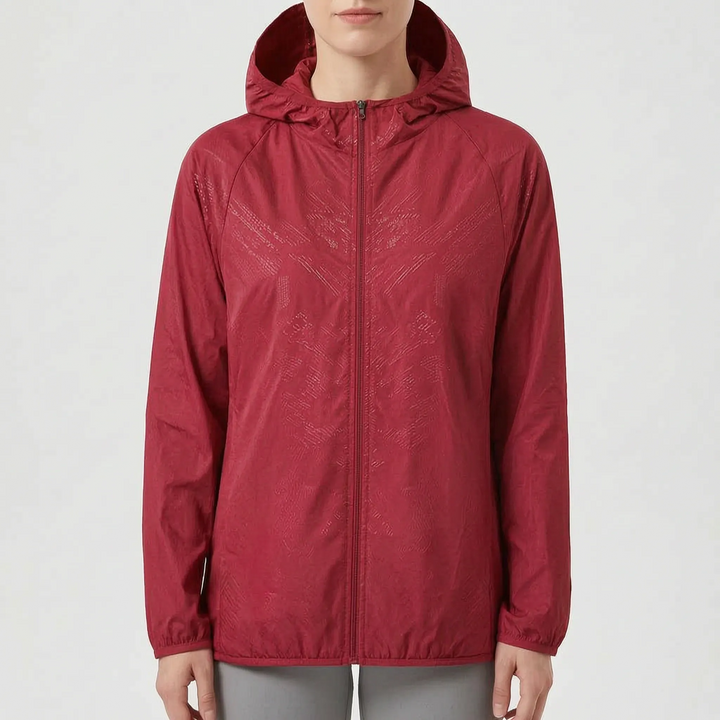 Regenjas dames | Lichtgewicht jas met capuchon en ritssluiting