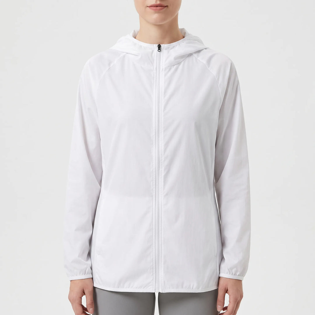 Regenjas dames | Lichtgewicht jas met capuchon en ritssluiting