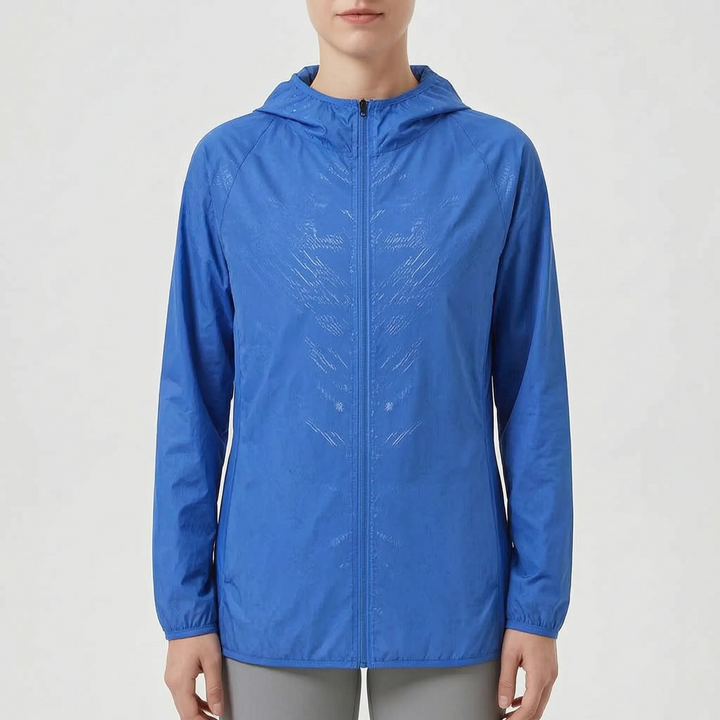 Regenjas dames | Lichtgewicht jas met capuchon en ritssluiting