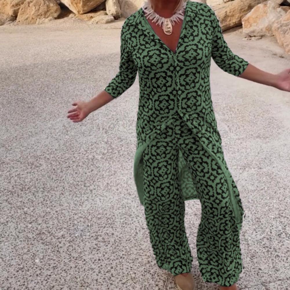 Dames 2-delige outfits casual lange mouwen bovenstuk losse wijde broek broek tweedelig pak dames broekpak maat 50, zwart, XL Dames 2-delige outfits casual lange mouwen bovenstuk losse wijde broek broek tweedelig pak dames broekpak maat 50, zwart, XL