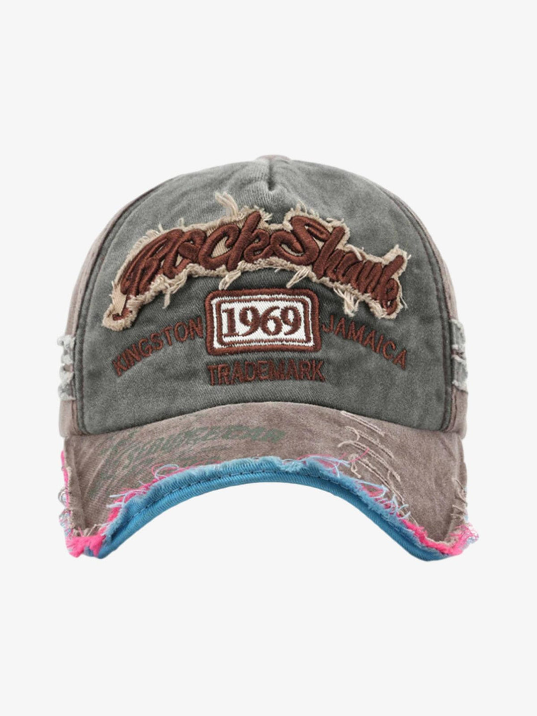 Retro monogram cap