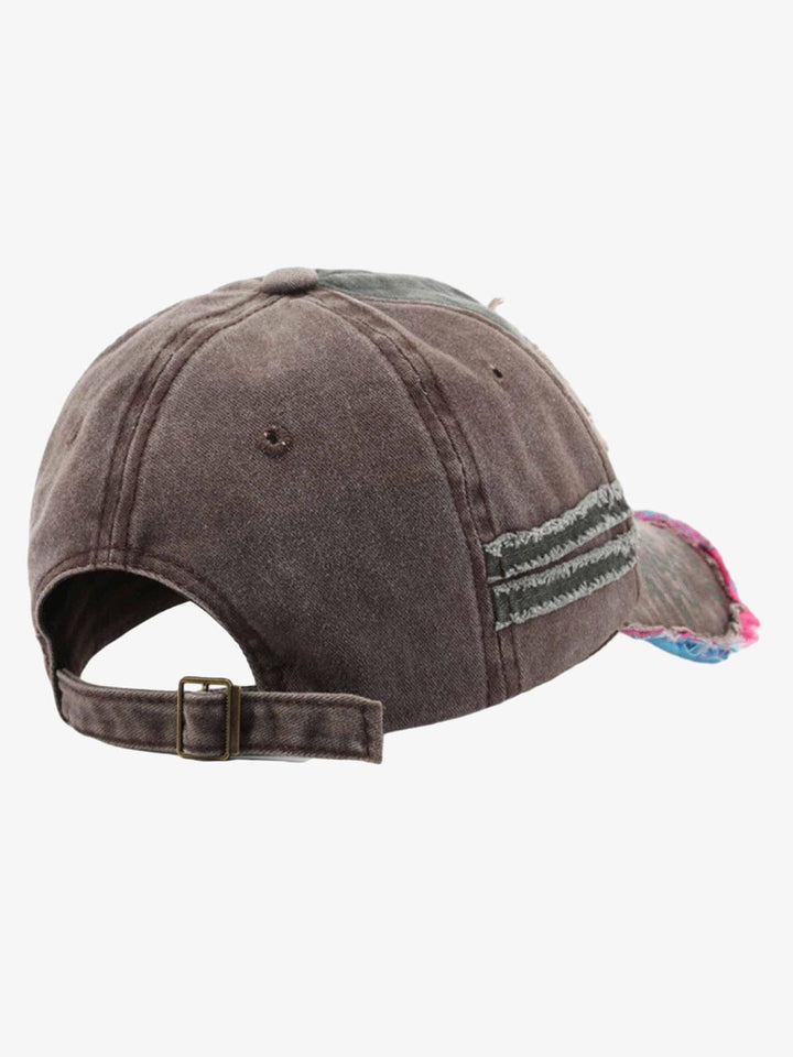 Retro monogram cap
