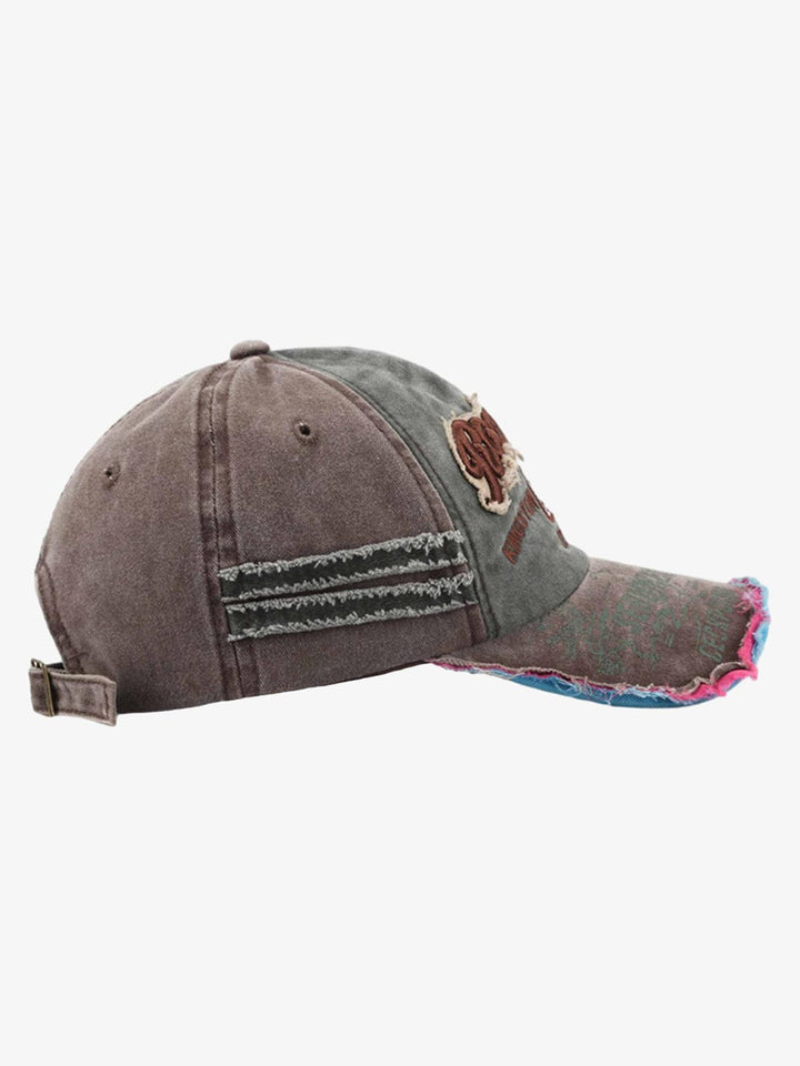 Retro monogram cap