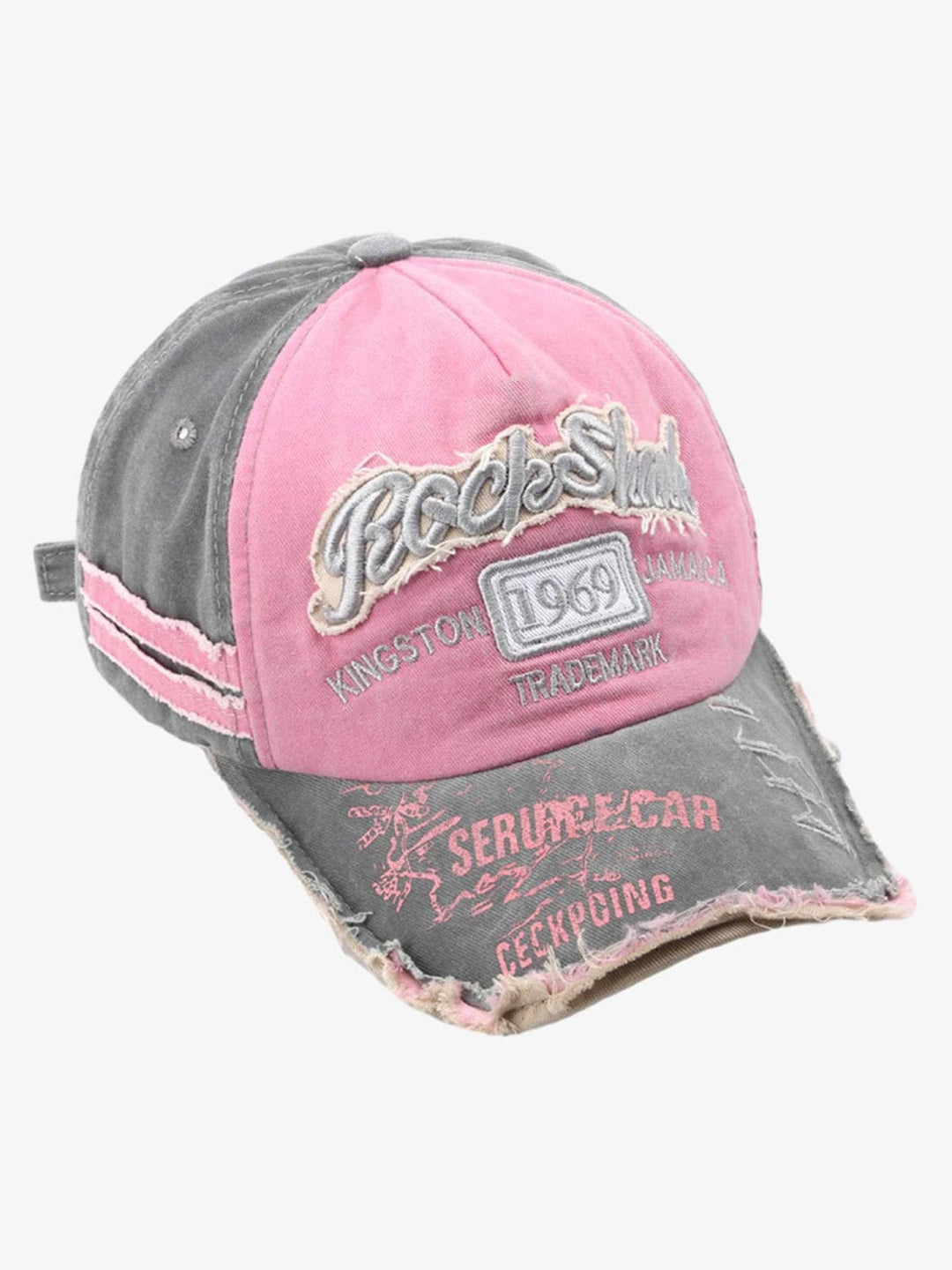 Retro monogram cap