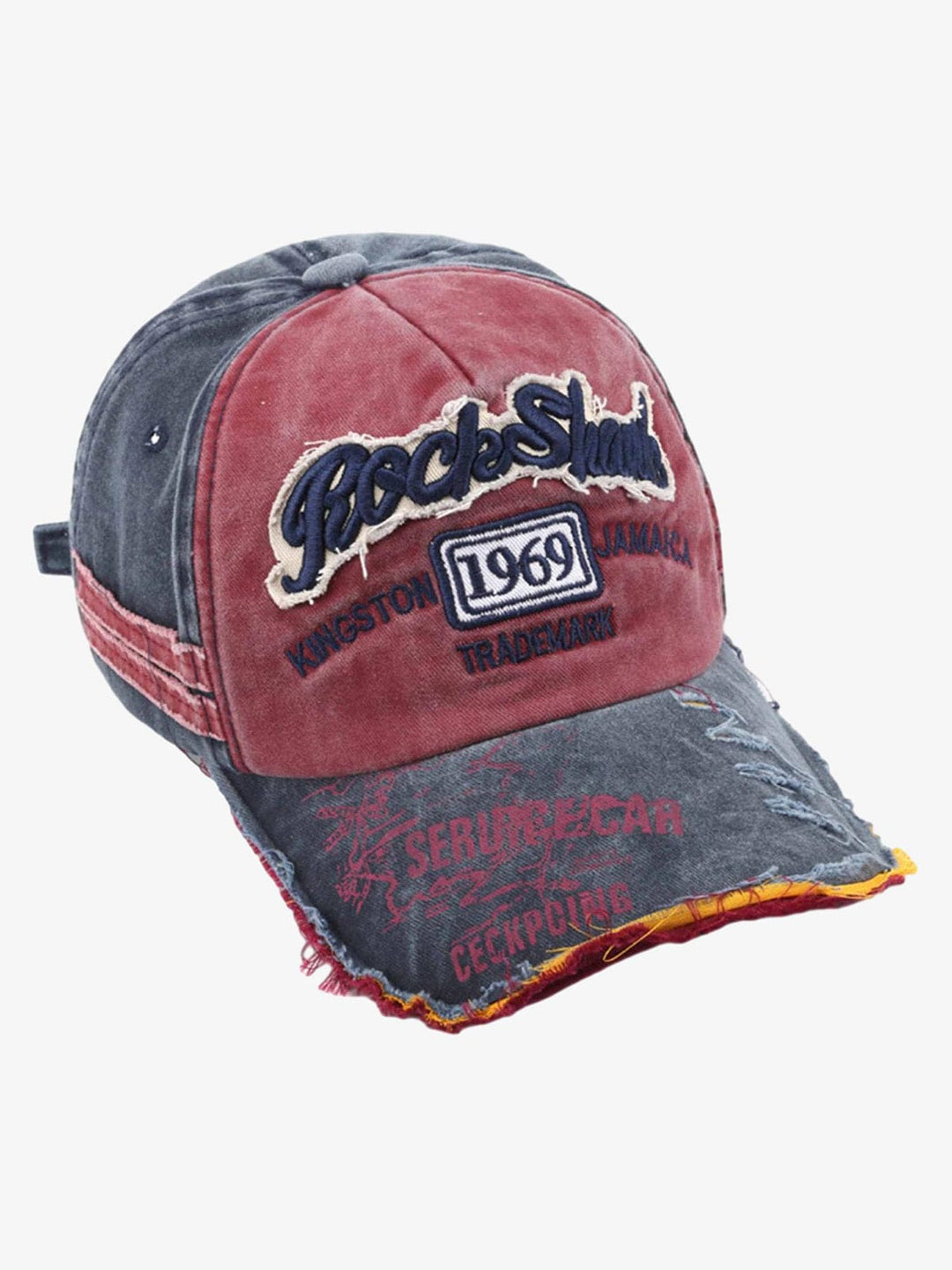 Retro monogram cap