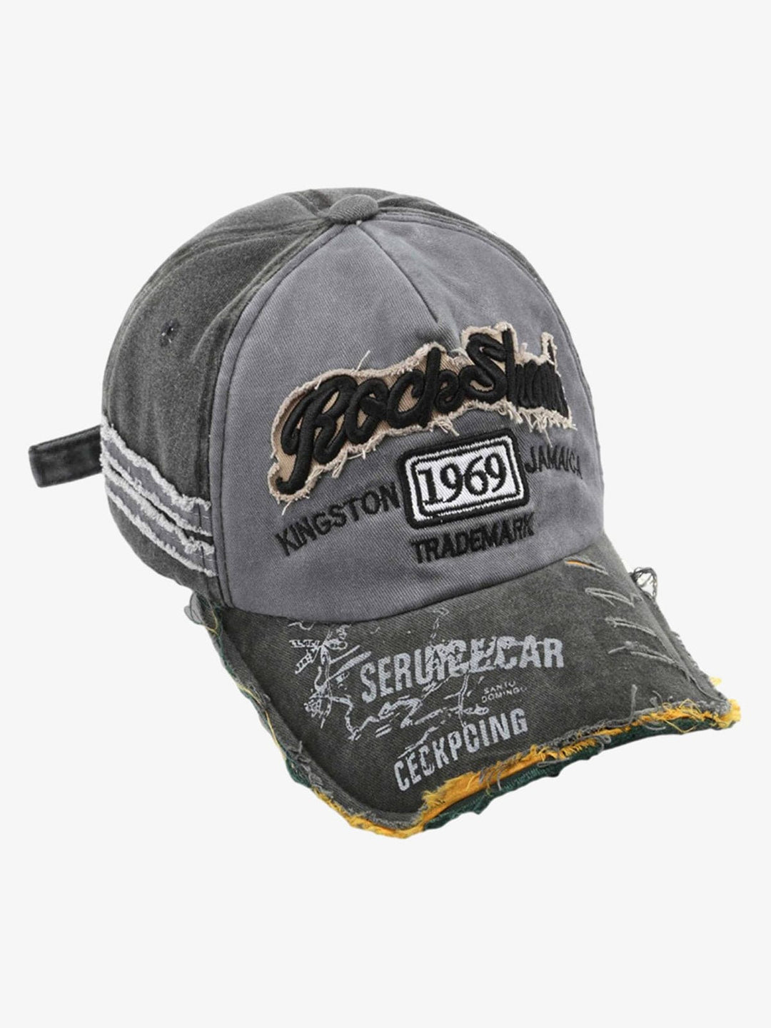 Retro monogram cap