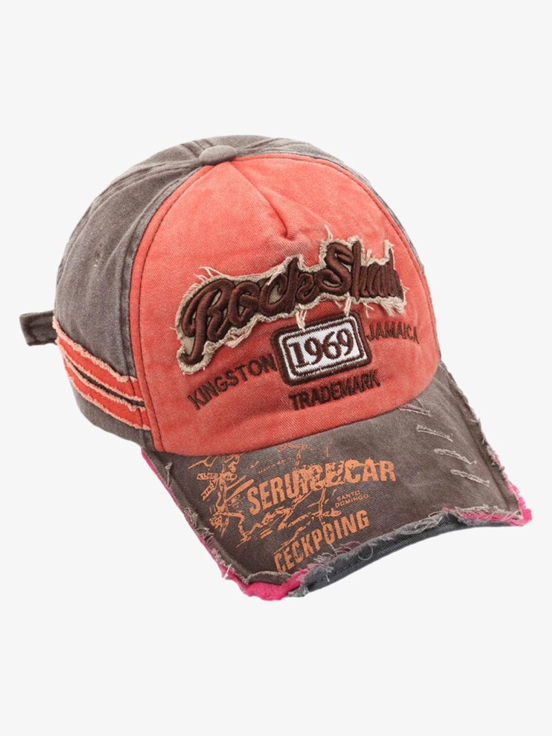Retro monogram cap
