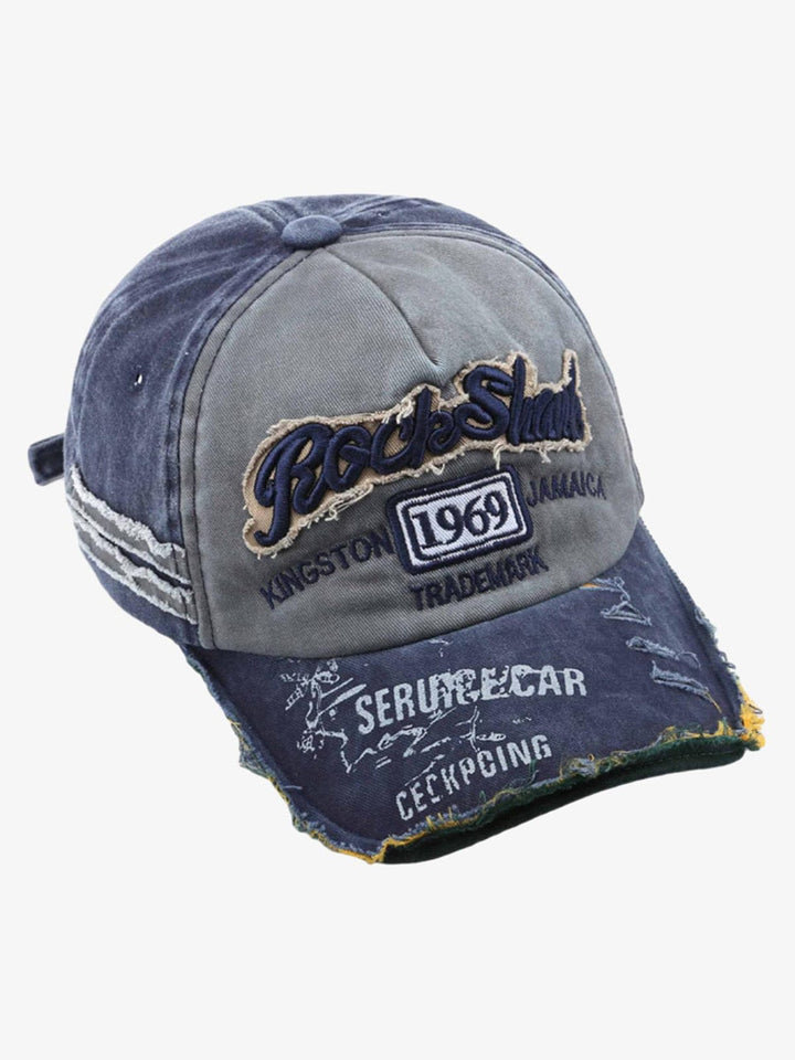 Retro monogram cap