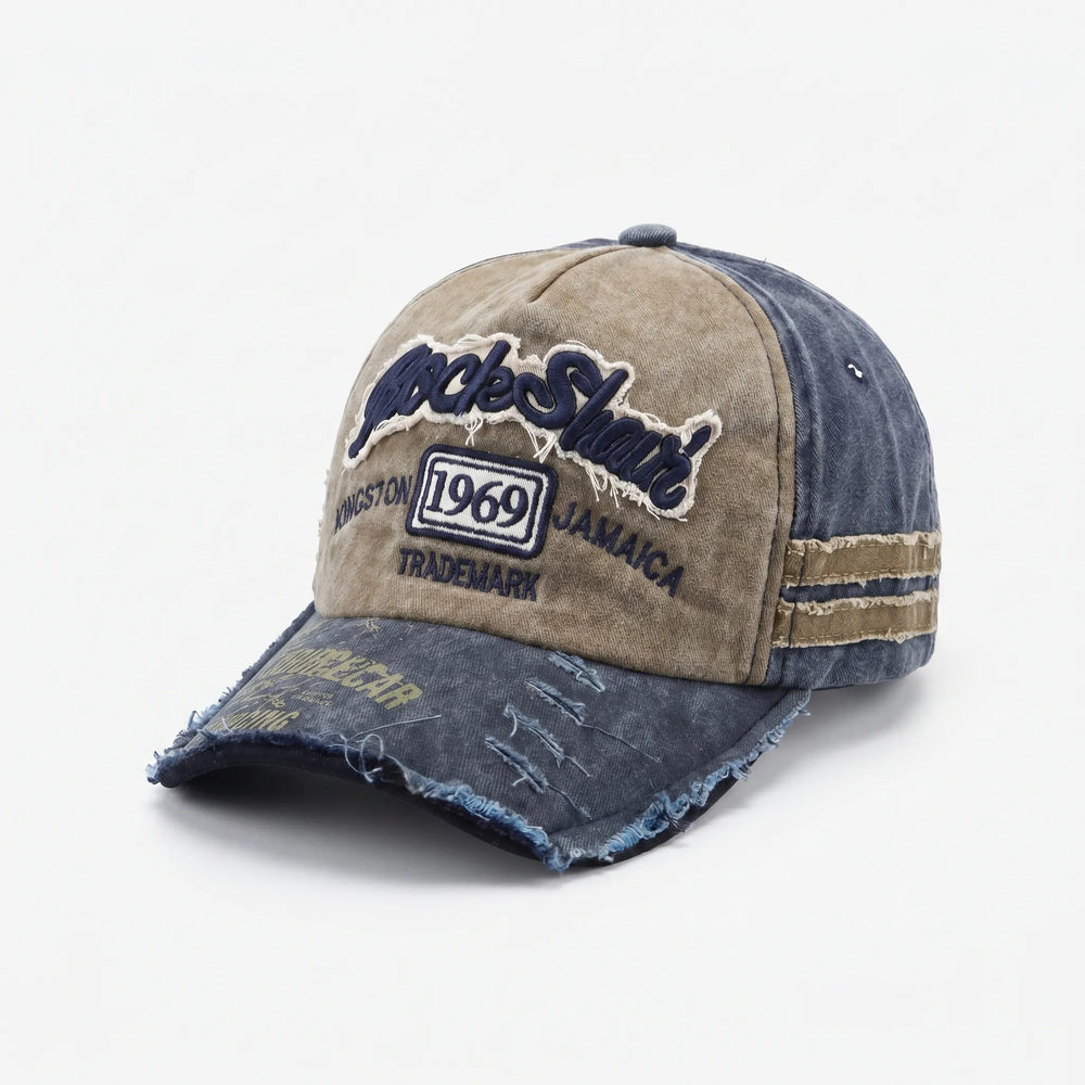 Retro monogram cap