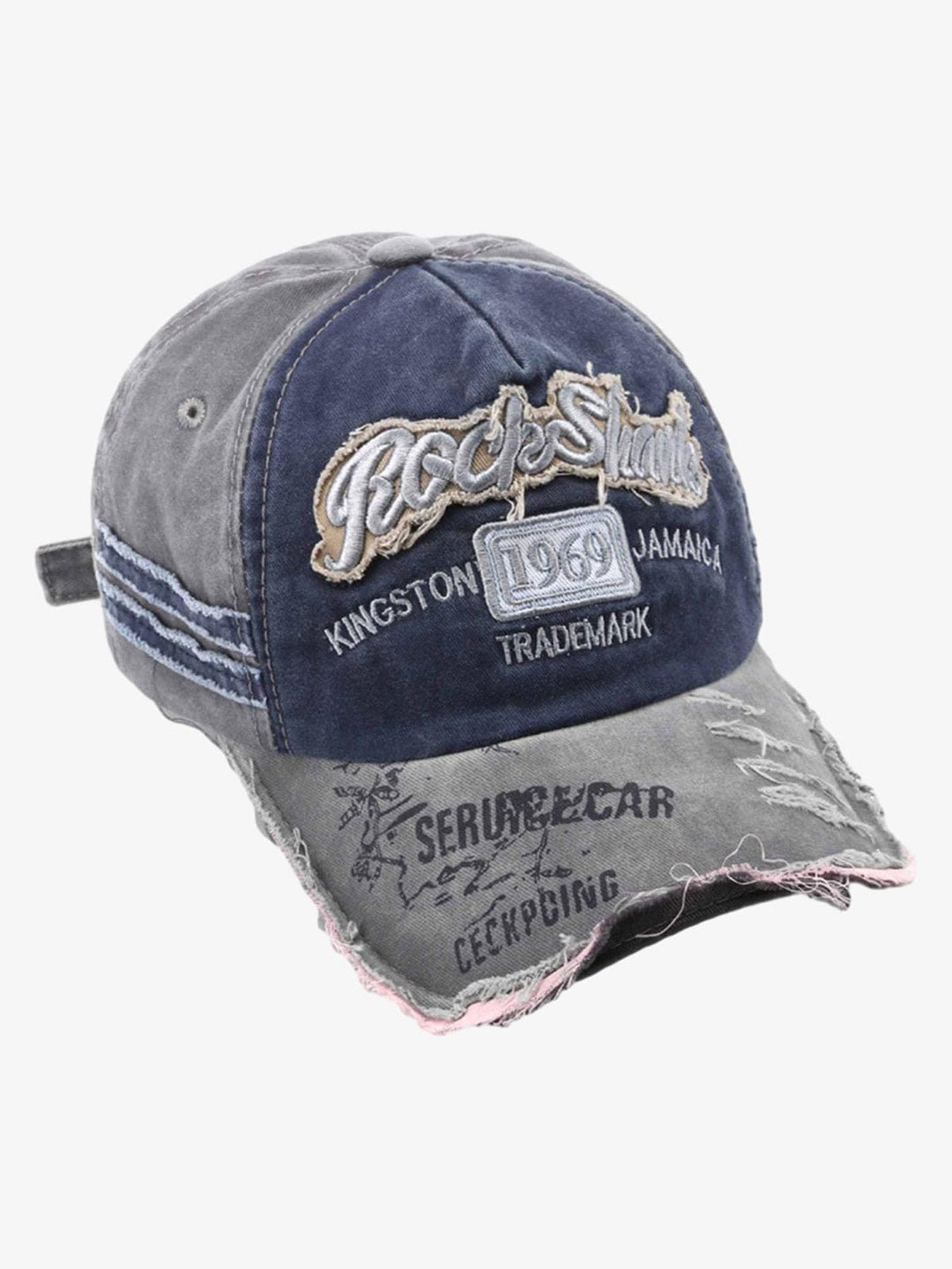 Retro monogram cap