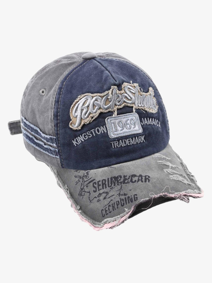 Retro monogram cap
