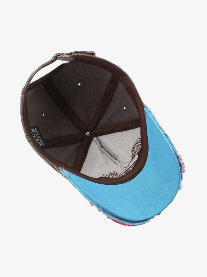 Retro monogram cap
