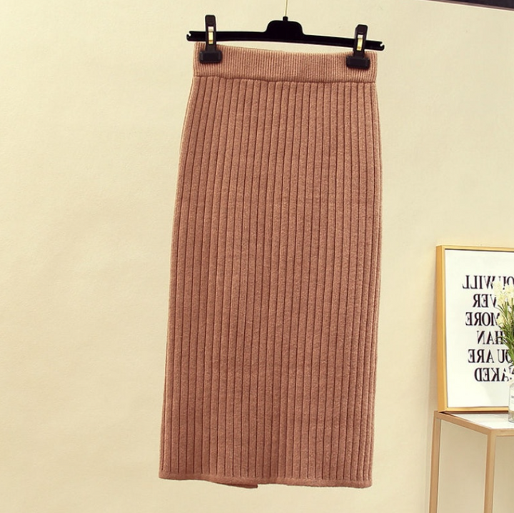 Rok dames | Kokerrok met hoge taille en elegante fit