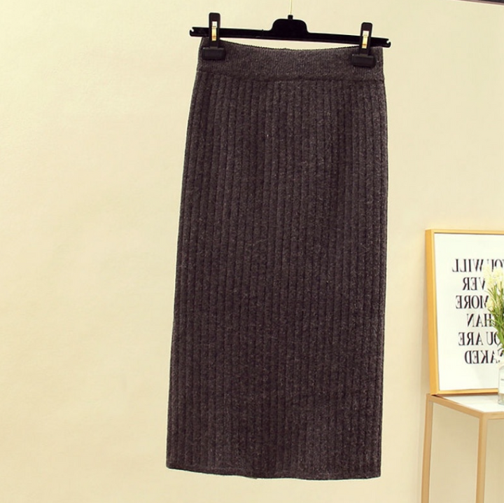 Rok dames | Kokerrok met hoge taille en elegante fit