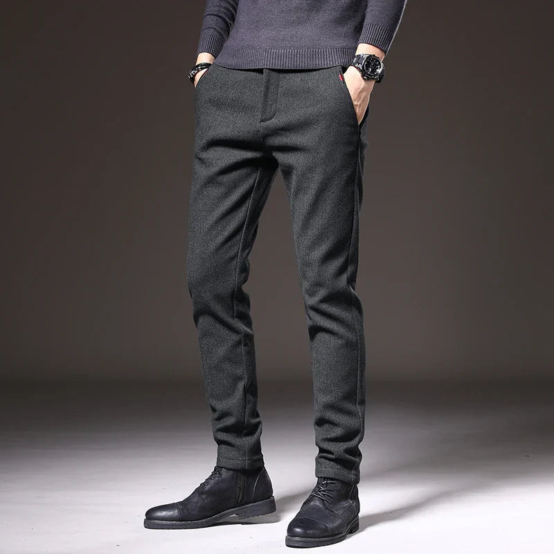 Slim fit broek heren | Moderne pantalon in comfortabele pasvorm