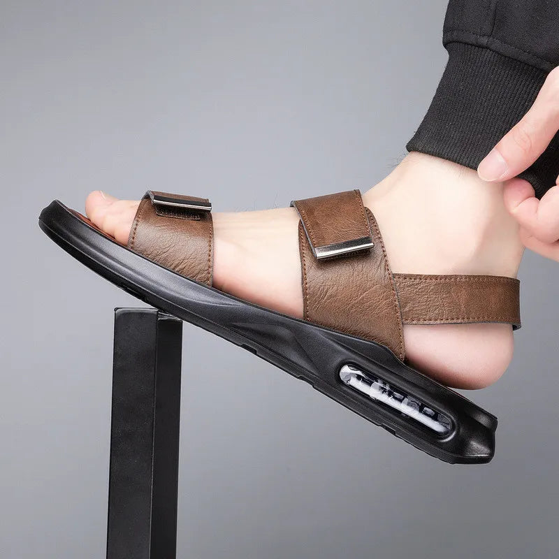 SoleLuxe | Leren sandalen met comfortabele pasvorm
