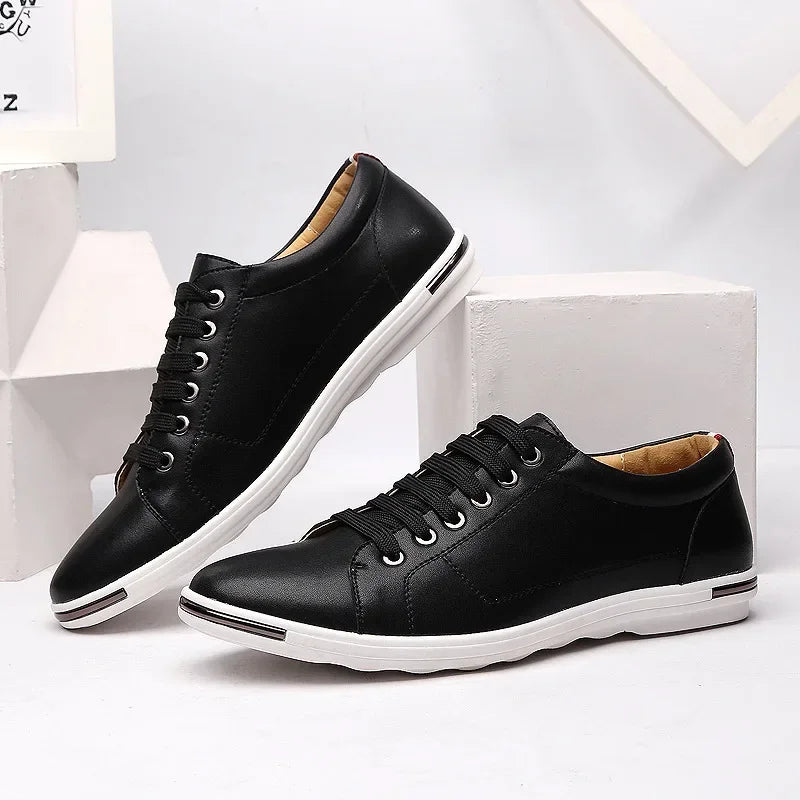 LorenzoLuxe | Casual leren sneakers voor mannen