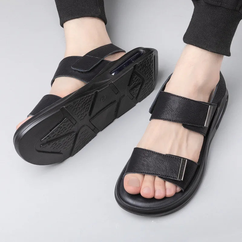 SoleLuxe | Leren sandalen met comfortabele pasvorm