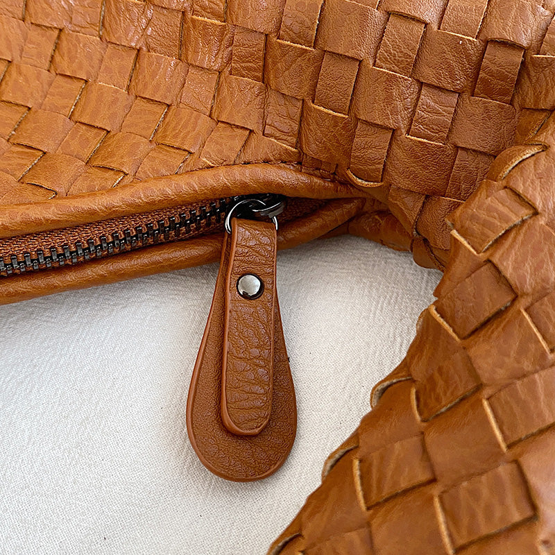 Hobo bag | Dames gevlochten schoudertas