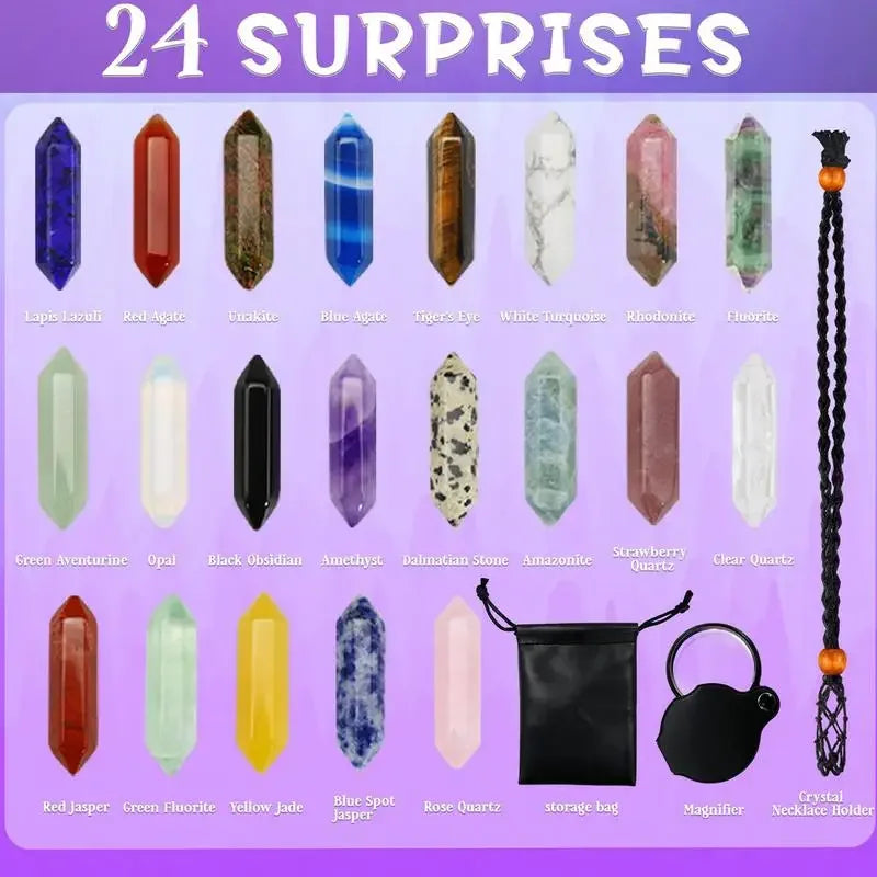 Healing crystals adventskalender | 24 verrassingen voor kerst & spiritualiteit