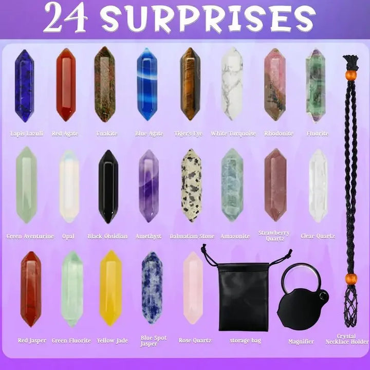 Healing crystals adventskalender | 24 verrassingen voor kerst & spiritualiteit