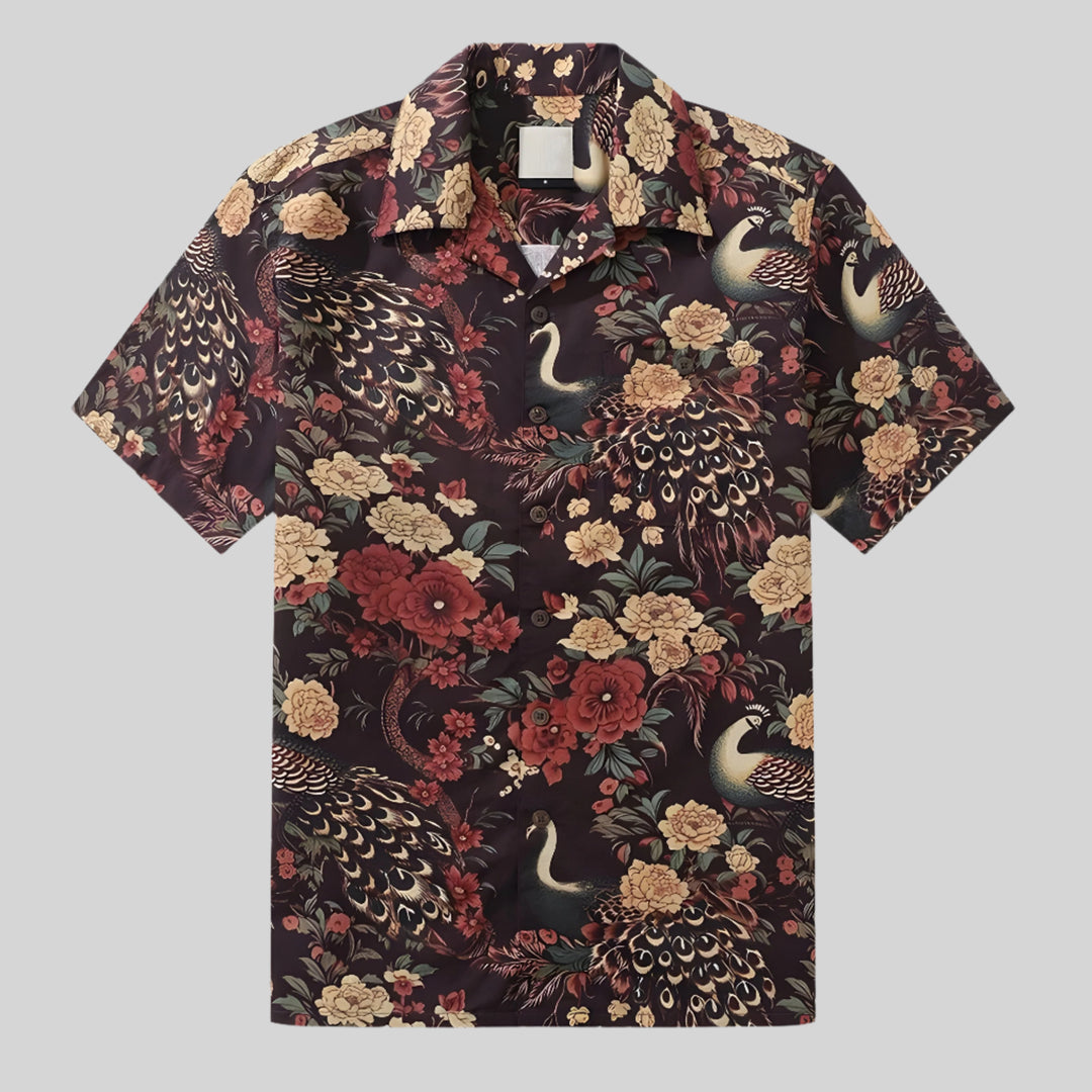 ZenWeave | Luchtig katoenen overhemd met print