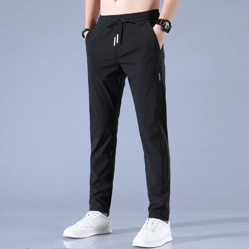 Heren broek | Casual joggingbroek met trekkoord lichtgewicht