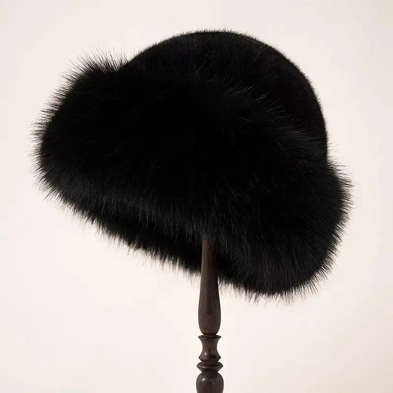 Dames bontmuts wintermuts warme zachte kunstbont muts dames