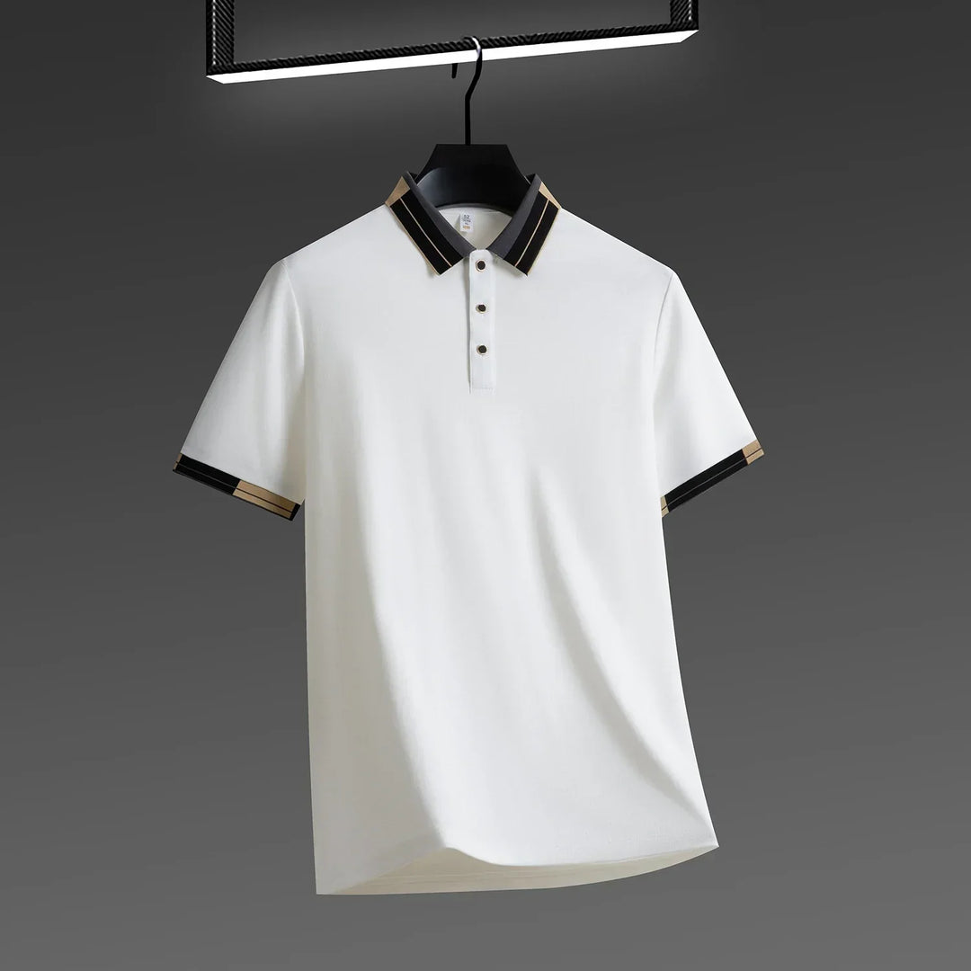Gregg | Heren premium poloshirt met contrastdetails