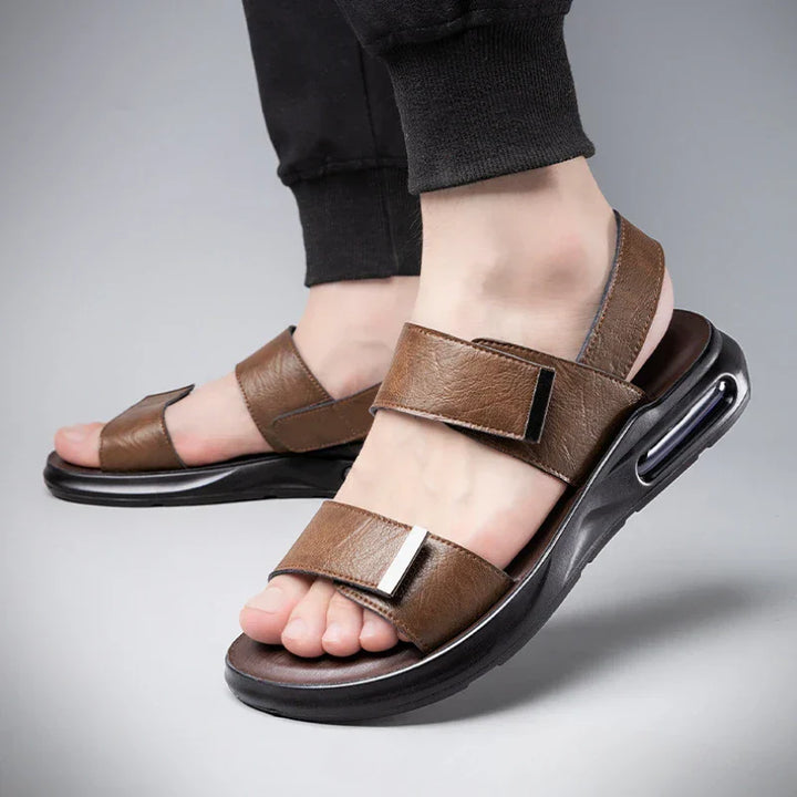 SoleLuxe | Leren sandalen met comfortabele pasvorm