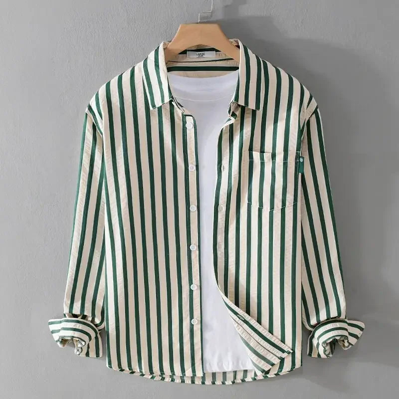 Carter | Comfortabel gestreept herenshirt
