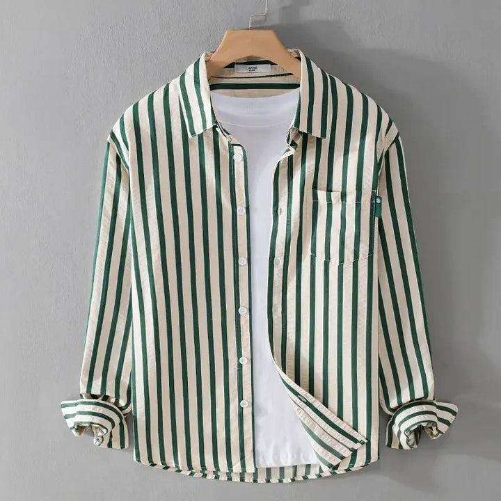 Carter | Comfortabel gestreept herenshirt