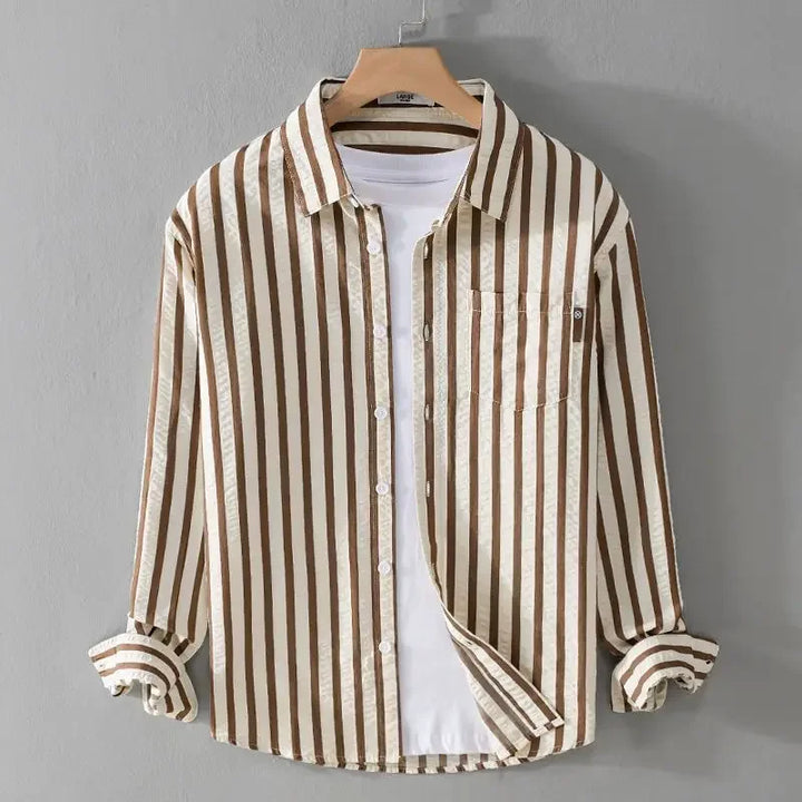 Carter | Comfortabel gestreept herenshirt