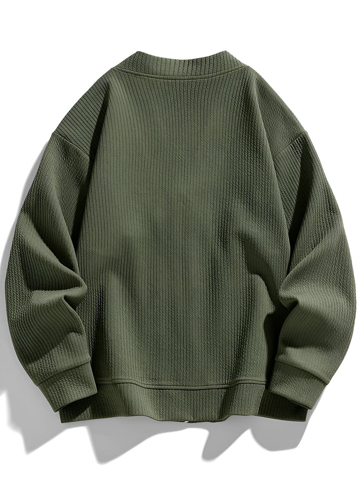 Daniel | Heren gebreide cardigan met rits