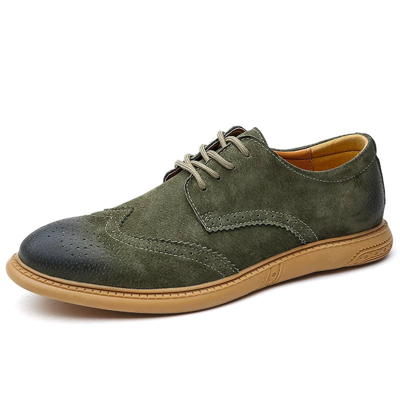 SuaveWalk | Klassieke suède brogues voor heren