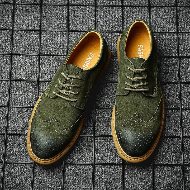 SuaveWalk | Klassieke suède brogues voor heren
