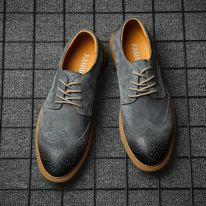 SuaveWalk | Klassieke suède brogues voor heren